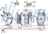 Компрессор кондиционера NISSENS 890617 (фото 7)