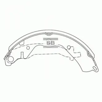 Гальмівні колодки дискові кт. Hi-Q (SANGSIN) SA059