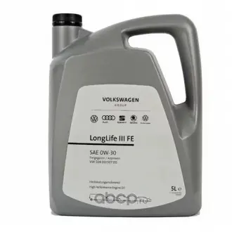 Масло моторное LongLife III FE 0W-30 (5 л) VAG GS55545M4