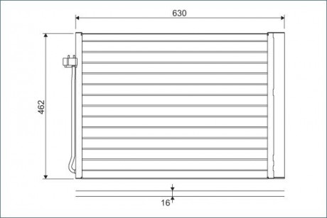 Радиатор кондиционера Valeo 814367 (фото 1)