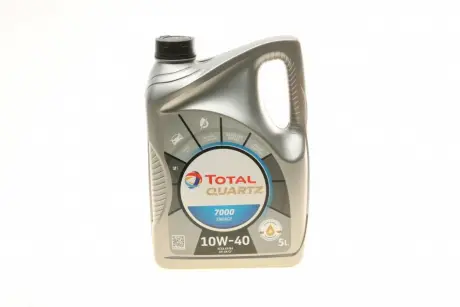 Моторное масло QUARTZ 7000 ENERGY 10W-40 5л TOTAL 216678