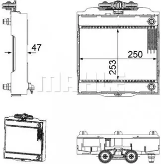 Радиатор охлаждения MAHLE KNECHT CR 923 000P