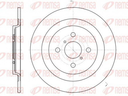 Диск гальмівний REMSA 61173.00