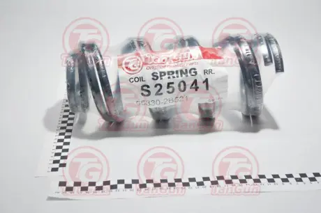 Пружина подвески задняя (кратно 2) HYUNDAI SANTA FE 2.2 06-09 (WAGON - 5DR 7P, 4WD; SELF LEVELIZER;) TANGUN S25041