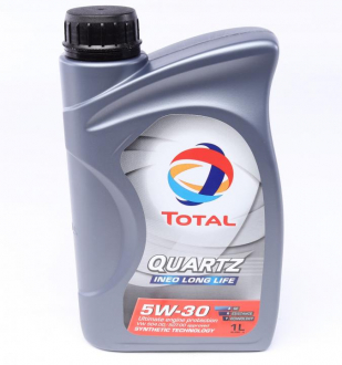 Моторное масло QUARTZ INEO LONGLIFE 5W-30 1л TOTAL 213818 (фото 1)