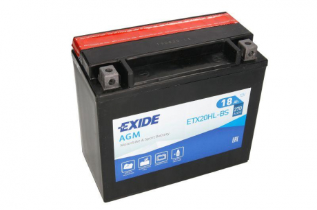 Аккумулятор EXIDE YTX20HLBSEXIDE (фото 1)