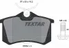 Тормозные колодки CITROEN / NISSAN / OPEL / RENAULT C3 / Note / 208 / Megane &quot;R&quot; 98 &gt;&gt; TEXTAR 2355406 (фото 1)