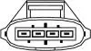 Лямбда-зонд Astra G / H / Corsa / Meriva / Omega B / Vectra B / C / 1.2-3.2 99- HELLA 6PA009166-501 (фото 2)