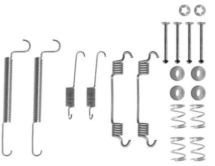 Монтажный к-т тормозов. колодок OPEL Astra / Vectra / Zafira "R" 95-05 TEXTAR 97011800