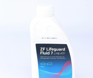 Масло Lifeguard Fluid 7.1 MB ATF для 5-ти ступенчатых АКПП ZF 5961.307.351