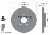 Диск тормозной RENAULT Megane / Fluence "F" D = 280mm "07 >> 92195505