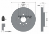 Диск тормозной OPEL / SAAB Insignia / 9-5 "F D = 296mm" 08 >> TEXTAR 92186903 (фото 5)