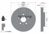 Диск тормозной OPEL / SAAB Insignia / 9-5 &quot;F D = 296mm&quot; 08 &gt;&gt; TEXTAR 92186903 (фото 5)