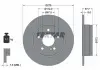 Диск тормозной MERCEDES C (W204, S204) "R D = 278mm" 07 >> 92163103