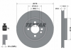 Диск гальмівний MINI Mini (R50, R52) "F D = 276mm" 01- "07 TEXTAR 92262403 (фото 1)