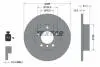 Диск тормозной BMW 3 (E36) / Z3 (E36) &quot;F D = 286mm&quot; 90 &quot;03 TEXTAR 92055503 (фото 1)