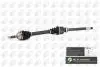 Піввісь Peugeot 206 1.1-1.6 98-09 (21/22) 587mm Пр. DS6714R