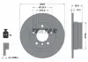 Диск гальмівний BMW 1 (E81, E87) "R D = 280mm" 04-11 TEXTAR 92132903 (фото 5)