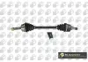 Полуось Peugeot 207 1.4i 08- (21/22) 655mm Л. DS6732L