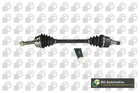 Полуось Peugeot 207 1.4i 08- (21/22) 655mm Л. BGA DS6732L (фото 1)