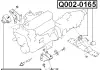 ПОДУШКОЮ двигуном Задня Q-FIX Q002-0165 (фото 3)