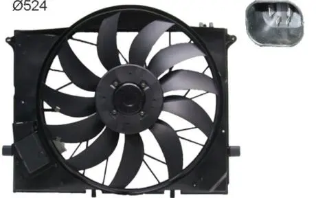 Вентилятор радиатора MAHLE KNECHT CFF 172 000S