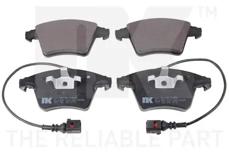 Комплект тормозных колодок, дисковый тормоз NK 224783