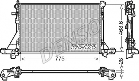 Радиатор Master / Movano / NV400 "10 >> DENSO DRM23112