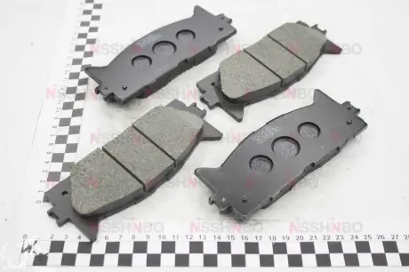 Колодки тормозные дисковые передние Toyota Camry (ACV40, ACV50), Rav IV 2.4, 3.0 (06-) Lexus ES350 3.5 V6 (06-) NISSHINBO NP1015