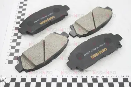 Колодки тормозные дисковые передние Lexus GS 300, 430 (05-11), Camry 2.0, 2.4 (01-06), Avensis 1.8, 2.0 (00-03) NISSHINBO NP1077