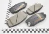 Колодки тормозные дисковые передние Hyundai Elantra, Sonata, Tucson / Kia Sportage, Soul 1.6, 2.0 2.4 (04-) NISSHINBO NP6089 (фото 1)