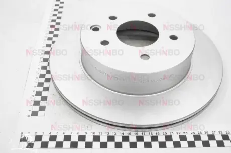 Диск тормозной задний Renault Koleos 2.0, 2.5 (08 -) / Nissan Qashqai, X-Trail 1.6, 2.0, 2.2 (03-) NISSHINBO ND2003K