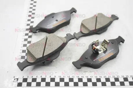 Колодки тормозные дисковые передние Mazda2 1.3, 1.4, 1.6 (03 -) / Ford Fusion 1.4, 1.6 (04-12) NISSHINBO NP5008