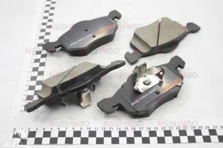 Колодки тормозные дисковые передние Mazda Tribute 2.0, 3.0 (06-08) / Ford KA 1.2, 1.3 (08-) NISSHINBO NP5028