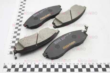 Колодки гальмівні дискові передні Nissan Maxima 2.5, 3.0 / Mitsubishi L200 2.0, 2.4 (96) NISSHINBO NP2037