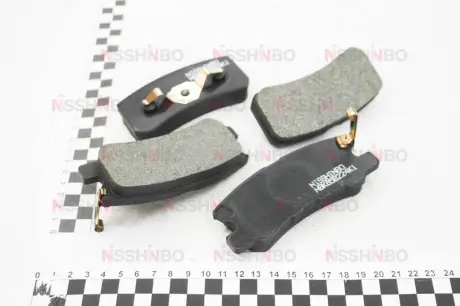 Колодки тормозные дисковые задние Mitsubishi ASX 1.8, 2.0 (10-), Pajero 3.2, 3.8 (07-) NISSHINBO NP3004