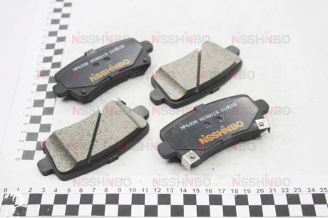 Колодки тормозные дисковые задние Chevrolet Malibu / Opel Insignia 1.8, 2.0, 2.4 (08-) NISSHINBO NP6038 (фото 1)