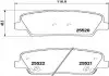 Колодки гальмівні дискові задні Hyundai Santa Fe / Kia Sportage 2.0, 2.2, 2.4 (09-) NISSHINBO NP6083 (фото 1)