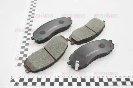 Колодки гальмівні дискові передні Subaru Impreza, Forester, Lagacy 1.6, 2.0 (02-) NISSHINBO NP7007