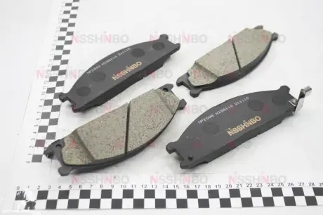 Колодки гальмівні дискові передні Nissan Pathfinder, Pick Up 2.4, 2.7, 3.2 (98) NISSHINBO NP2008