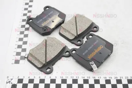 Колодки гальмівні дискові задні Mitsubishi Lancer / Subaru Impreza 2.0, 2.5 (05-) NISSHINBO NP3035