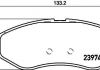Колодки тормозные дисковые передние Авео Chevroler Aveo T200, 250 1.4, 1.6 (05-) (NP6027) NISSHINBO