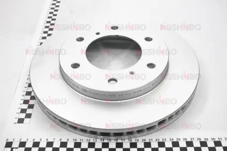 Диск тормозной Mitsubishi Pajero III, IV 2.4, 2.5, 3.0, 3.2, 3.5 (02-) NISSHINBO ND3027K