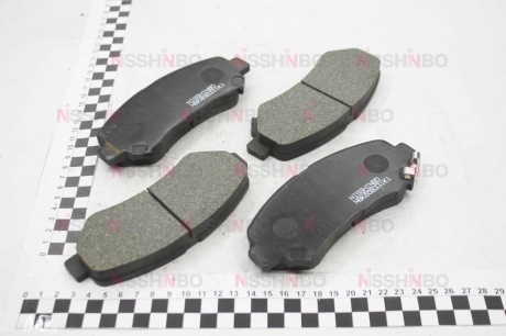 Колодки тормозные дисковые передние Nissan Qashqai, X-Trail 1.6, 2.0, 2.5 (07-) NISSHINBO NP2048