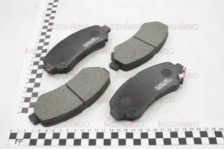 Колодки гальмівні дискові передні Nissan Qashqai, X-Trail 1.6, 2.0, 2.5 (07-) NISSHINBO NP2048