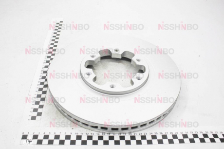 Диск тормозной Nissan Navara, Pathfinder, Pick Up 2.5, 3.3, 3.5 (02-) NISSHINBO ND2026K (фото 1)