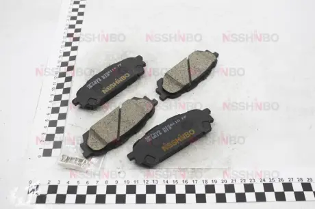 Колодки гальмівні дискові задні Subaru Forester, Impreza 2.0, 2.2, 2.5 (02-) NISSHINBO NP7009