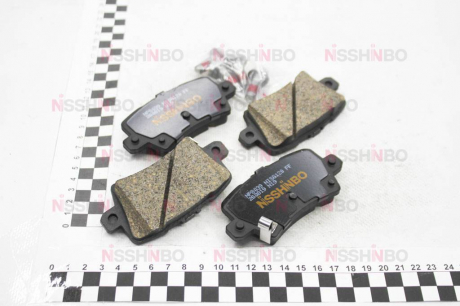 Колодки тормозные дисковые задние Honda Civic VIII 1.4, 1.6, 1.8, 2.0 (05-) NISSHINBO NP8039