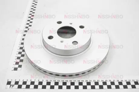 Диск гальмівний передній Toyota Prius 1.5 (12-), Yaris 1.0, 1.3, 1.4 (05-) NISSHINBO ND1050K