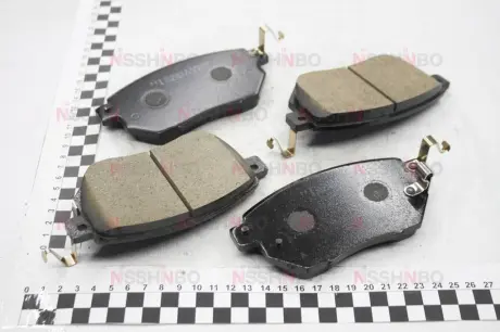 Колодки гальмівні дискові передні Nissan Murano, Qashqai 2.5, 3.5 (07-) NISSHINBO NP2024